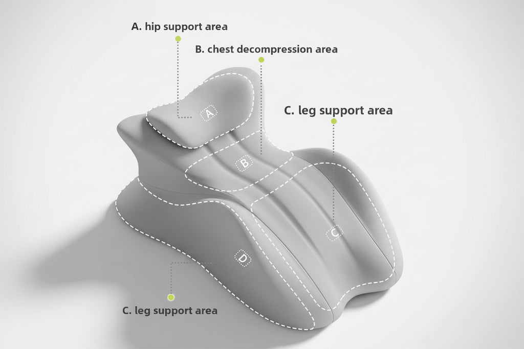 ErgoRelax Memory Foam Support Pillow