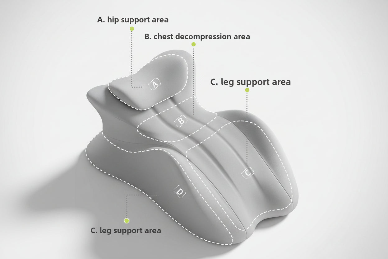 ErgoRelax Memory Foam Support Pillow